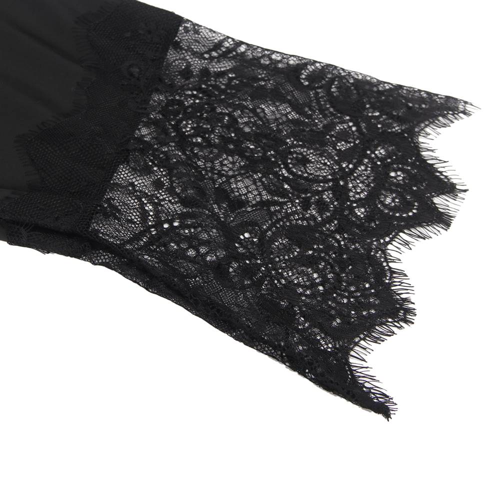 Sexy Silk See-through Lace Sleepwear with G String