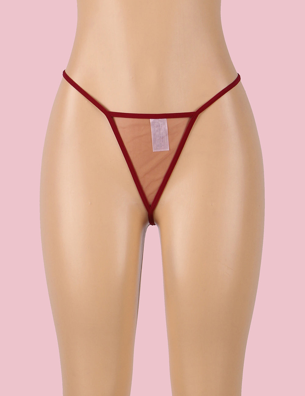 Nuisettes en fourrure rouge bordeaux à manches longues avec ceinture, en promotion