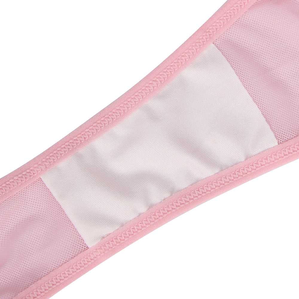 New Pink Flower Decoration Loose Comfortable Babydoll