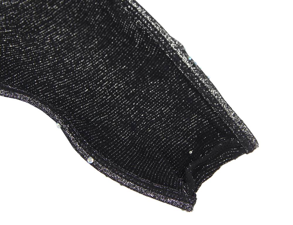 Deep V Sexy Diamond Backless Strappy Silver Silk Teddy