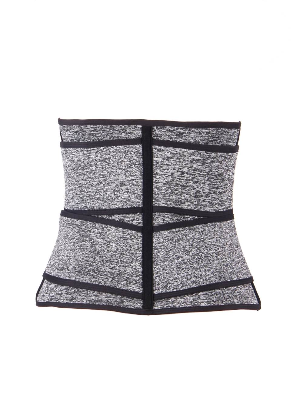 Zippered Double Belt 15 Steel Bones Neoprene Fitness Waist Trainer