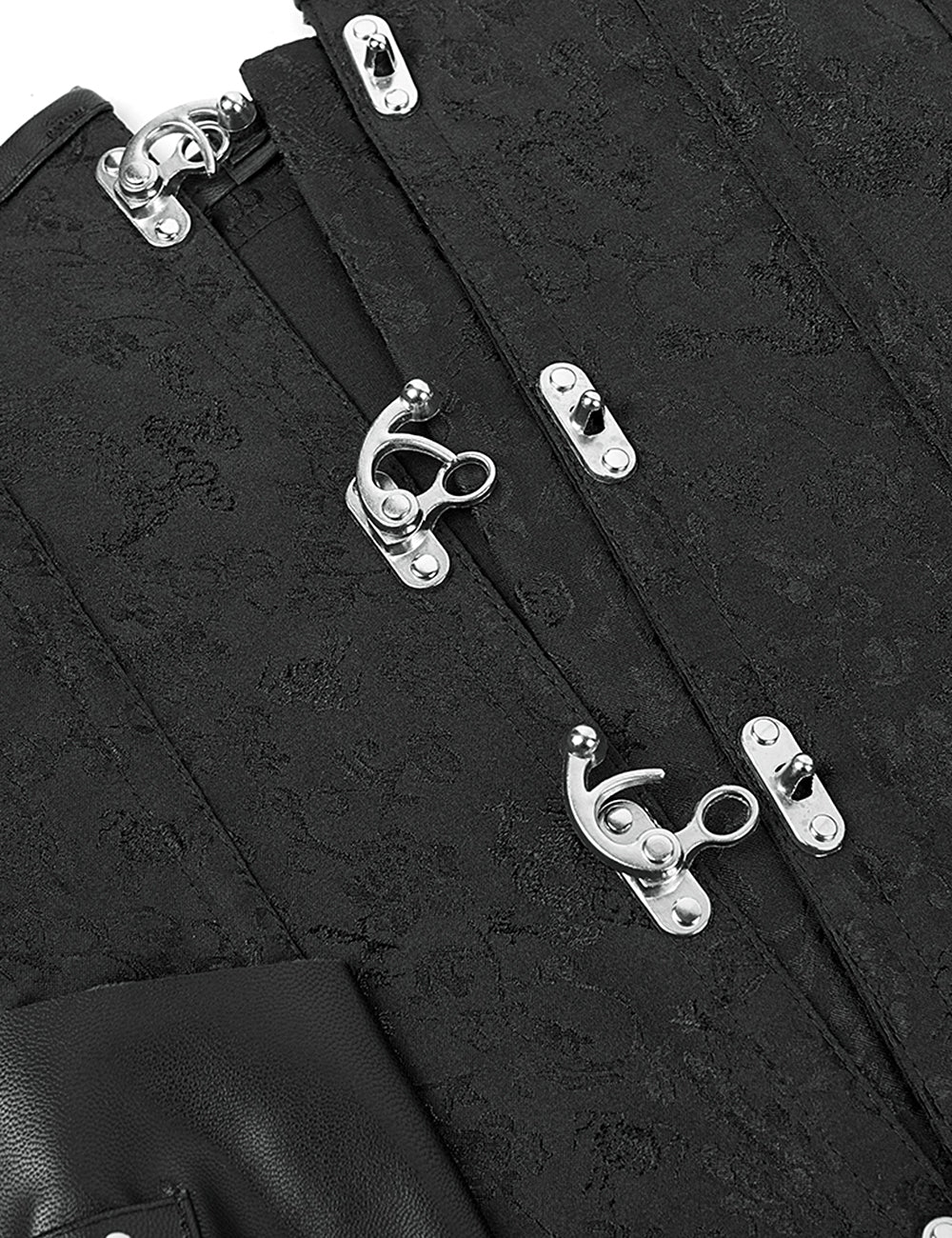 12-teiliges Korsett mit weichen Stahlstäben und Höschen