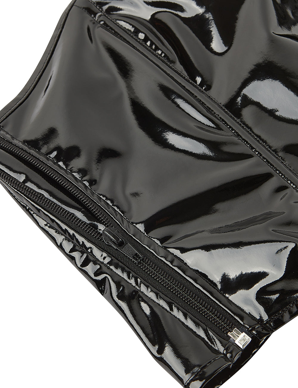 9-teiliges sexy Lederkorsett aus Kunststoffstäbchen