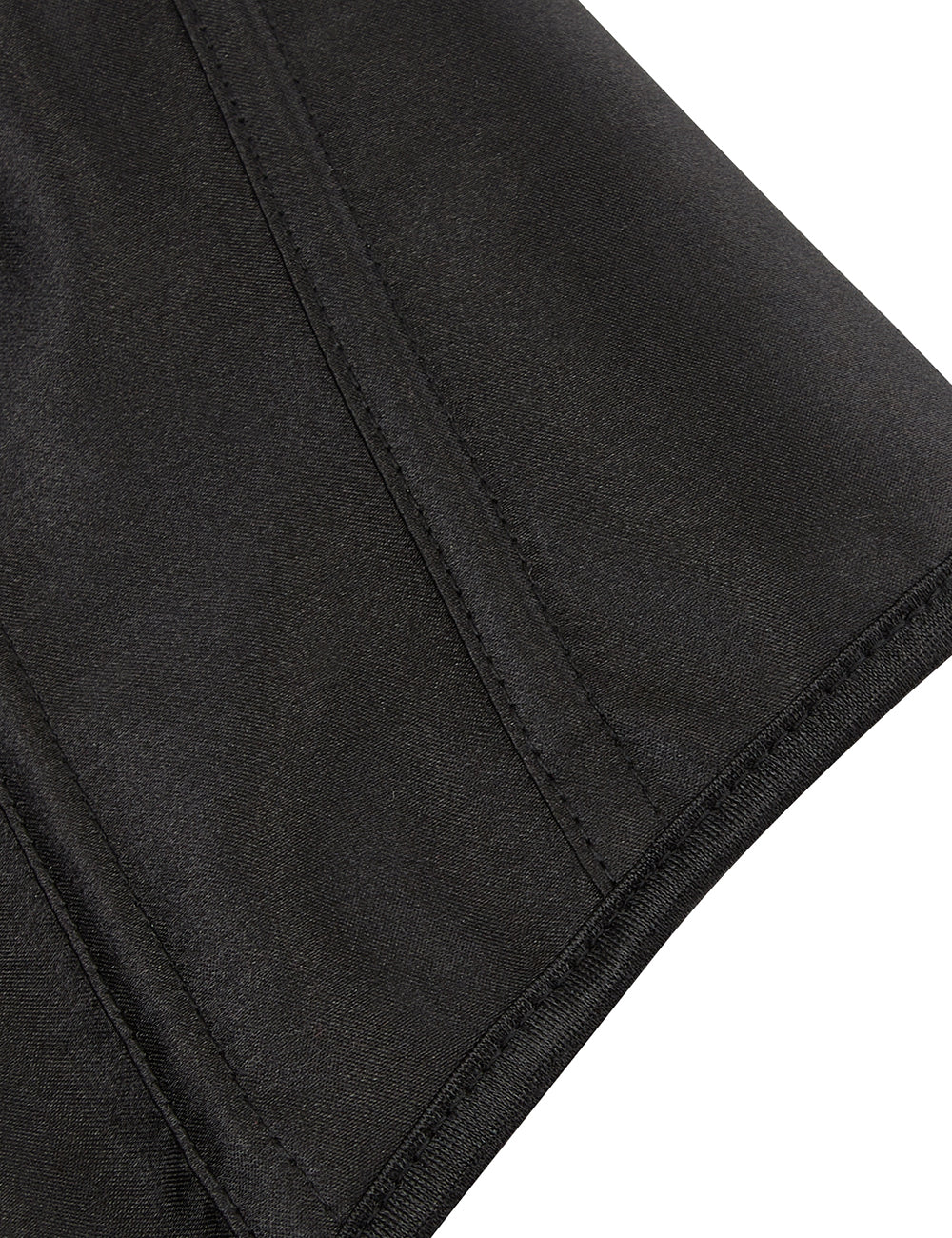 Schwarzes, sexy Korsett mit 12 Kunststoffstäben