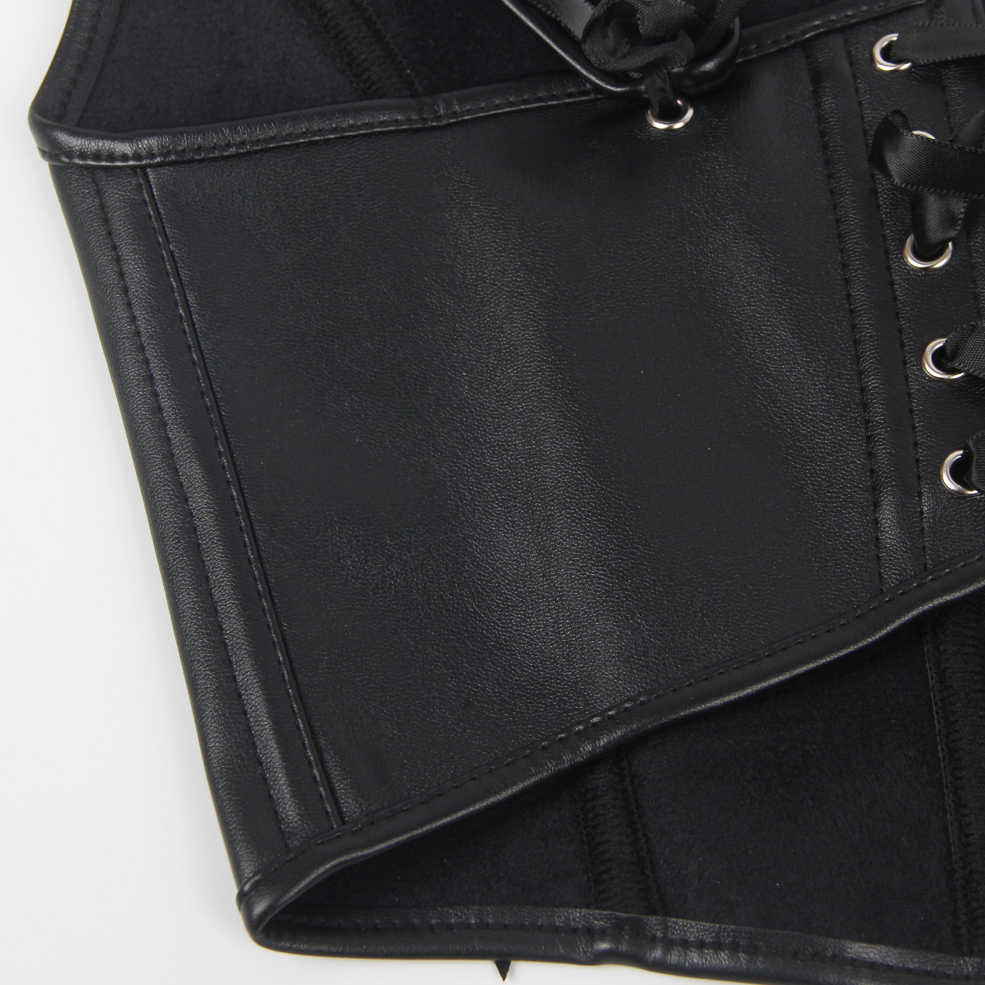 Corset en cuir sexy à baleines en plastique (12 pièces)