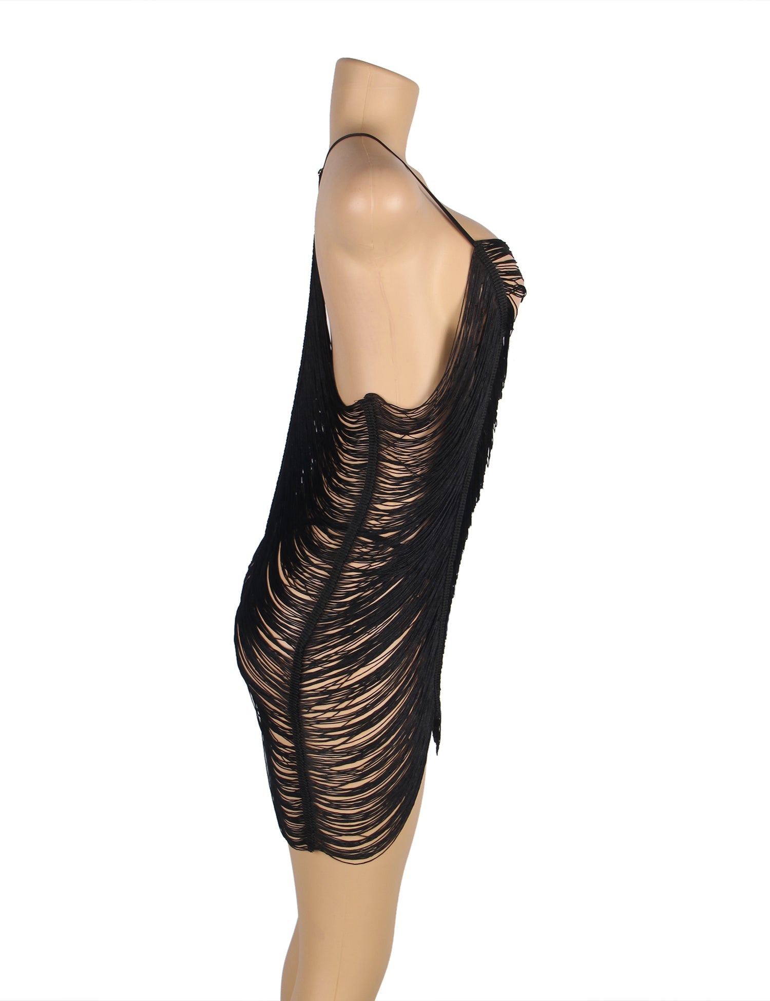 Tassel Hollow Sexy Beach Babydoll