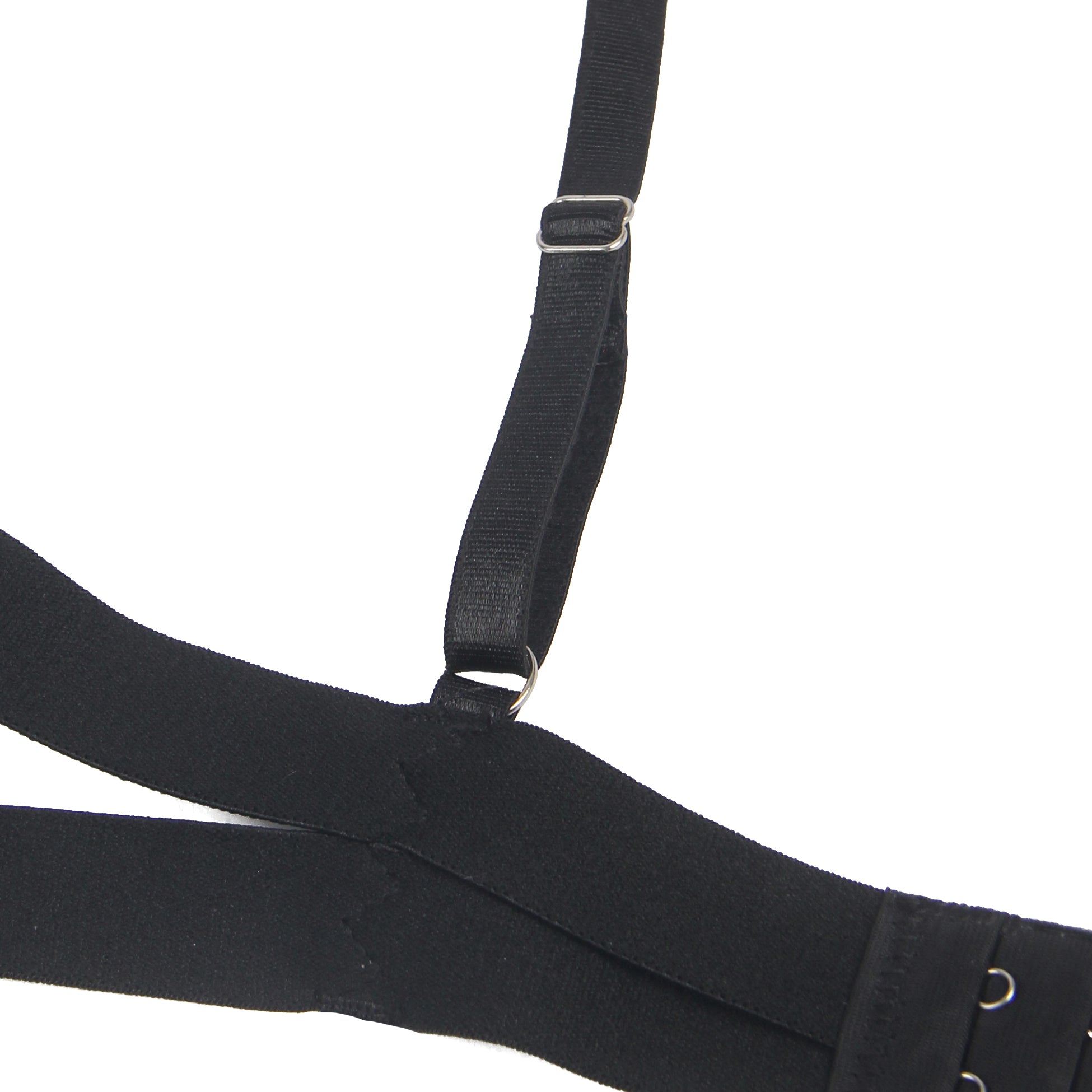 Black Sexy Cut Out Bondage Bodysuit