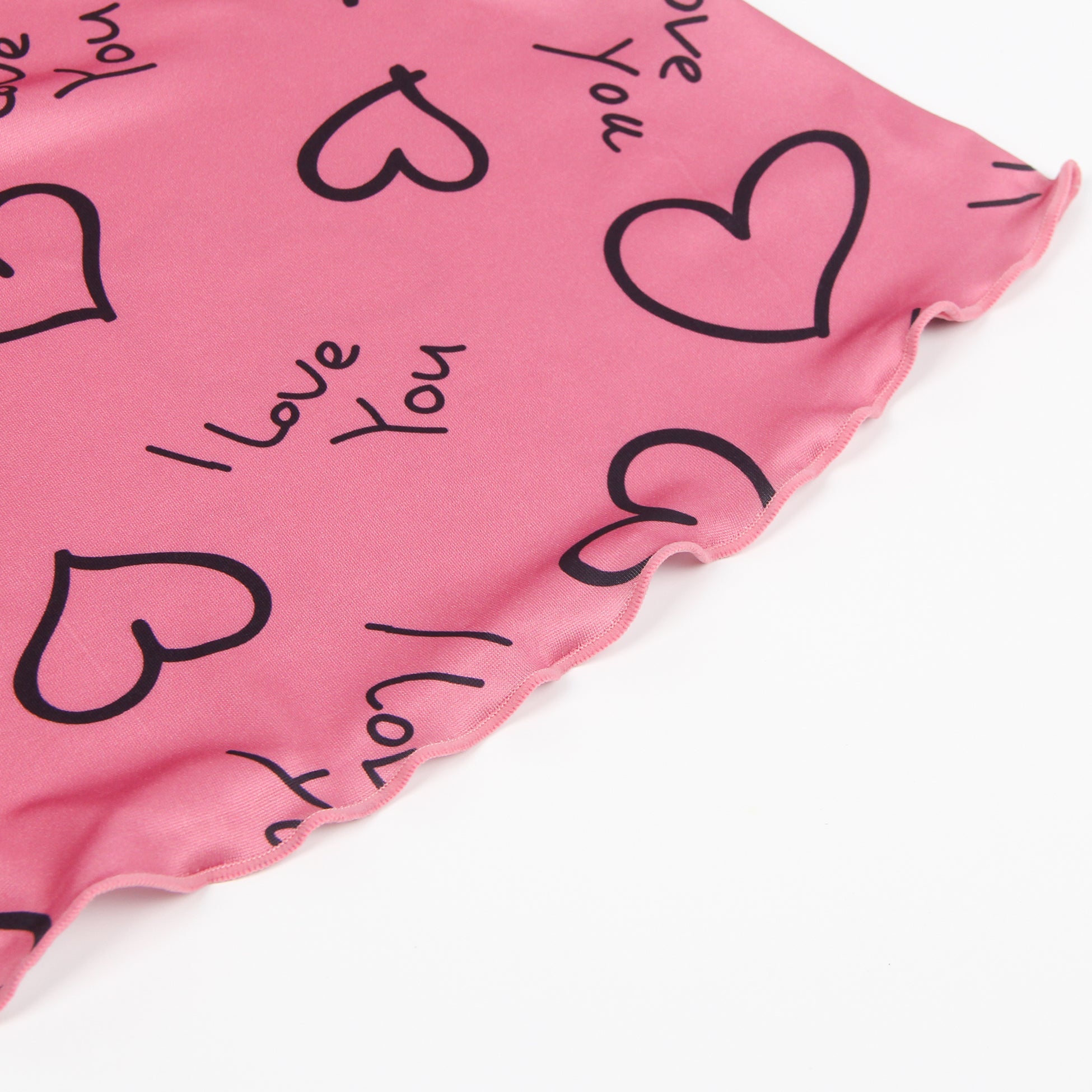 Pink Print Suspender Home Wear Pajama