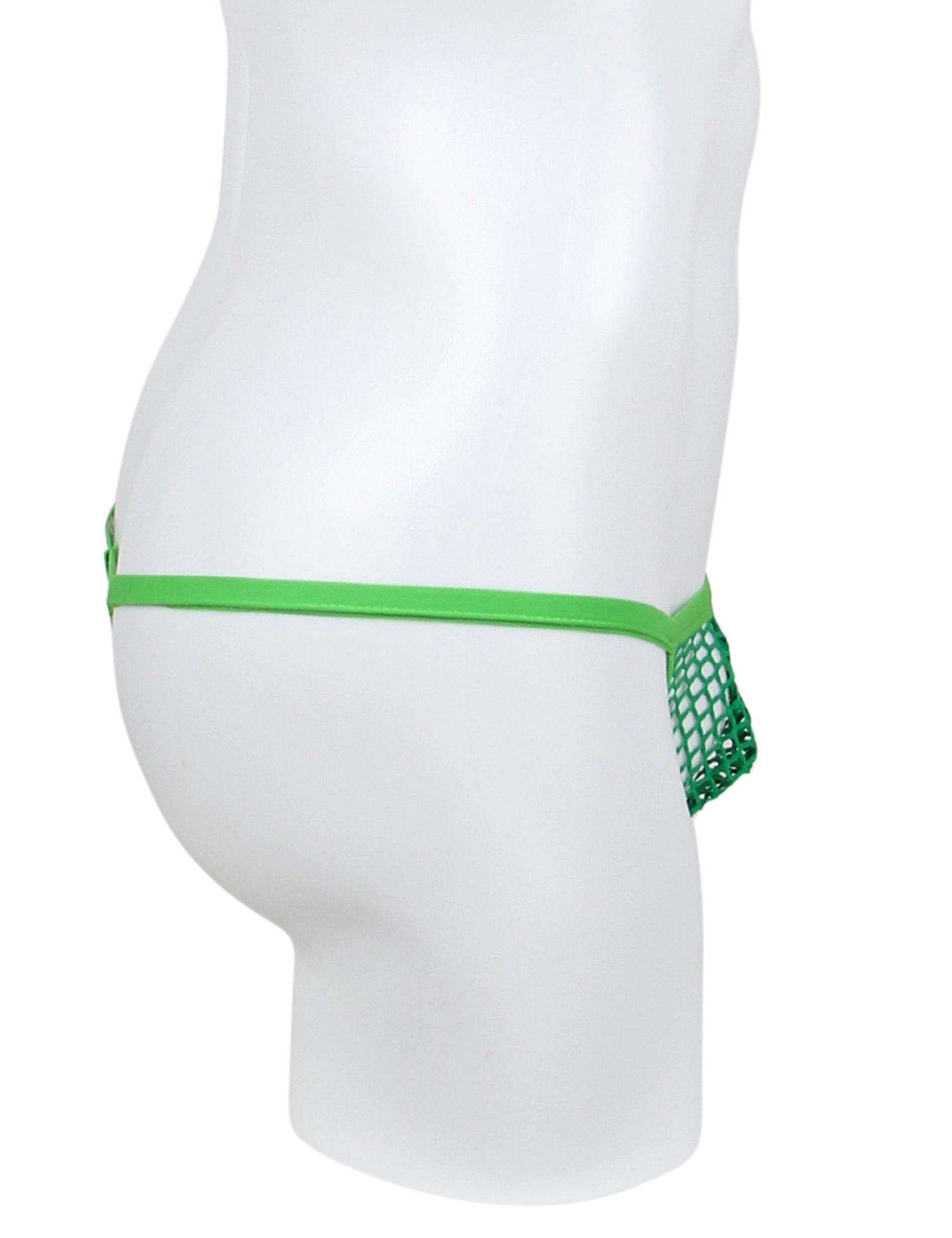 Green Sexy Men's Fishnet Thong