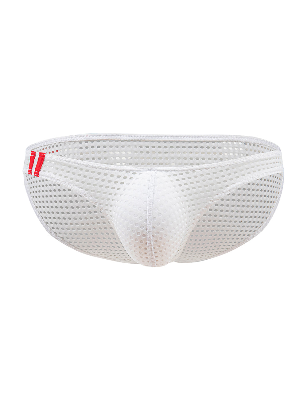 White Breathable Mesh Sexy Men's Brief