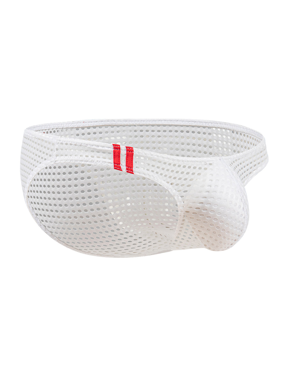 White Breathable Mesh Sexy Men's Brief