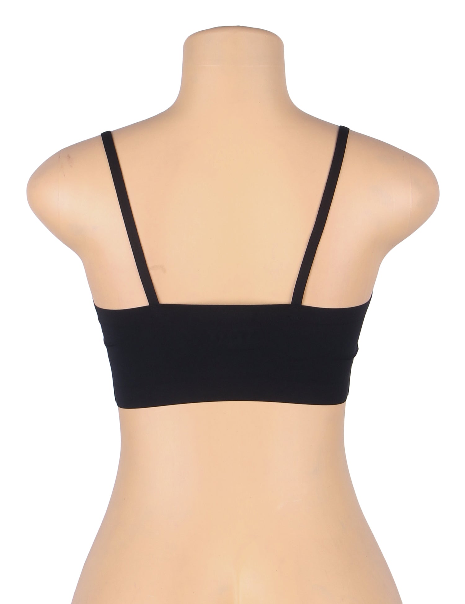 Black Ice Silk Seamless Bra With Removable Chest Pad