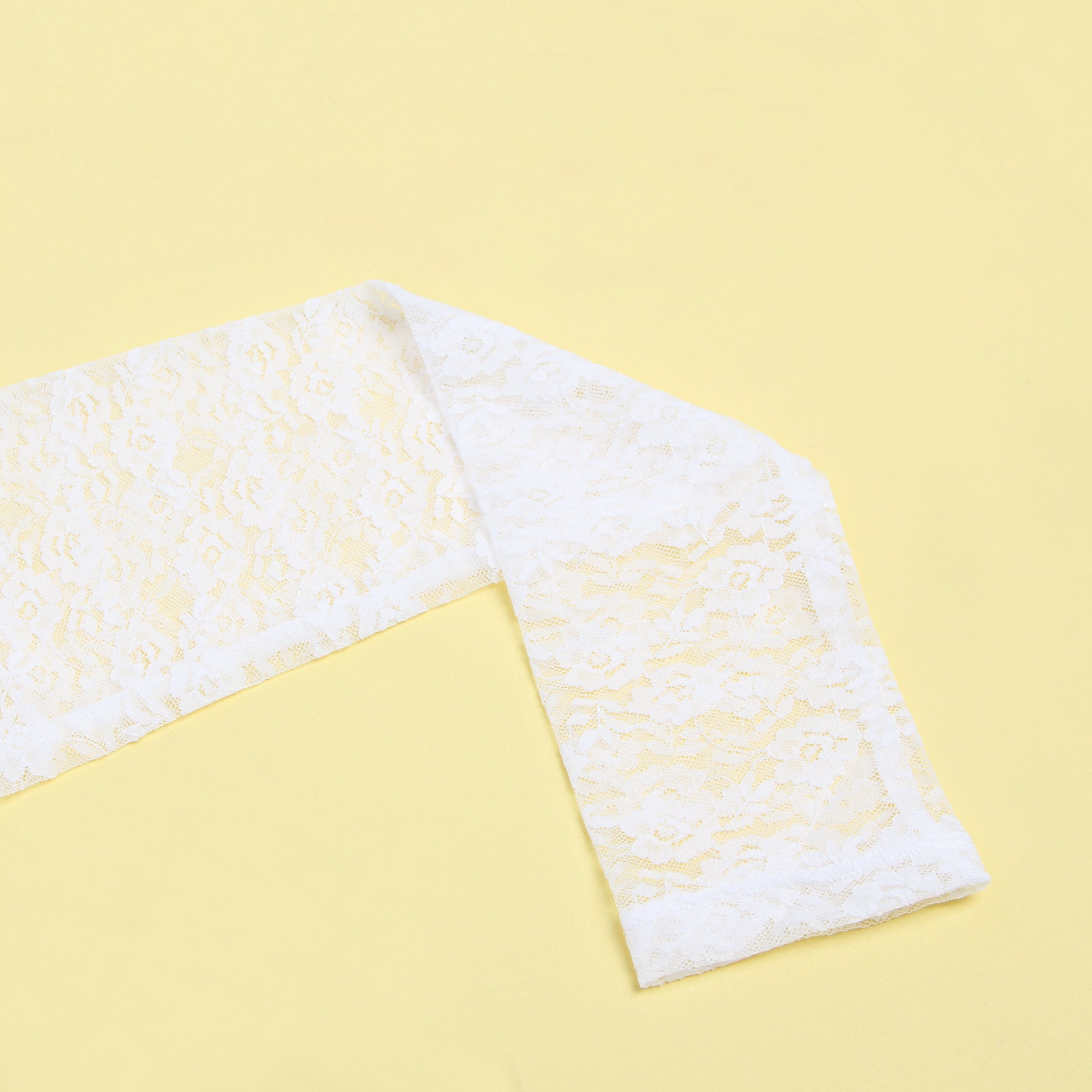 Long Sleeve Openable Crotch Lace White Bodysuit