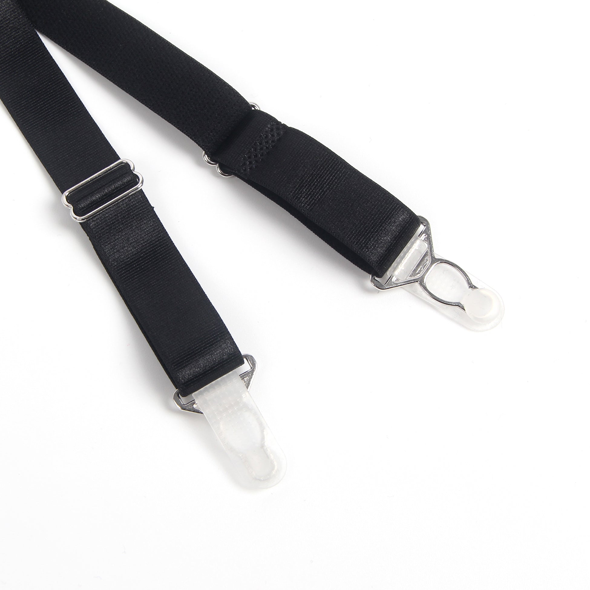 Black Sexy Lace Garter Belt With Metal Buckles