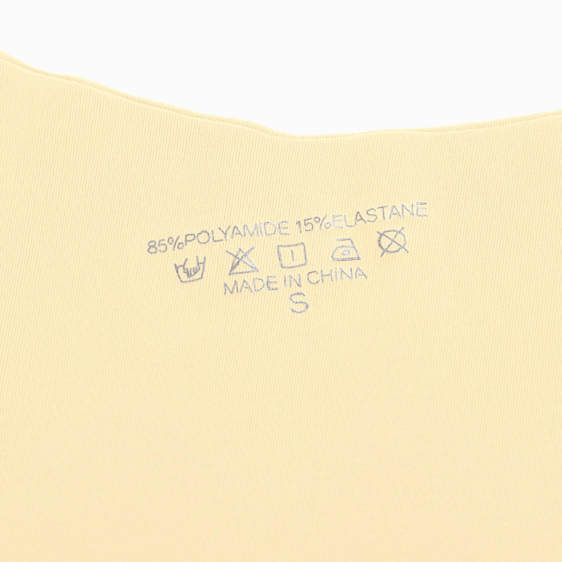 Nude Sexy Eisseiden-Höschen mit hohem Bund, nahtlos