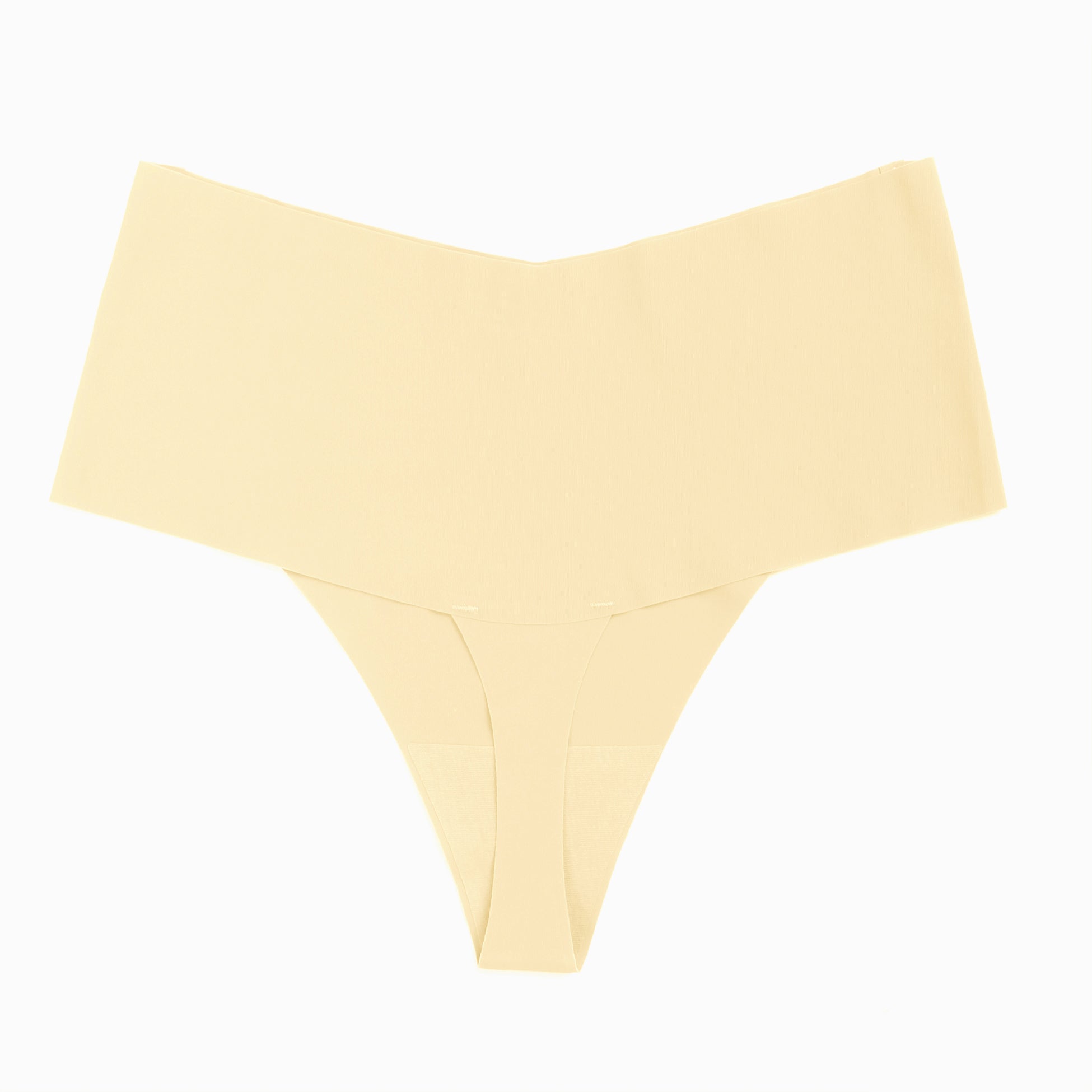 Nude Sexy Eisseiden-Höschen mit hohem Bund, nahtlos