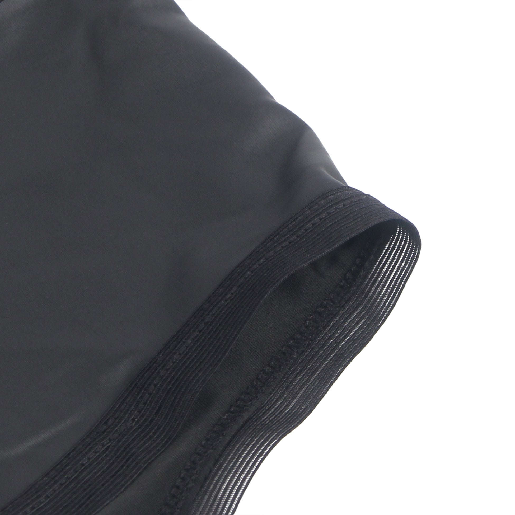 Schwarze, sexy Damenunterwäsche aus PU-Leder