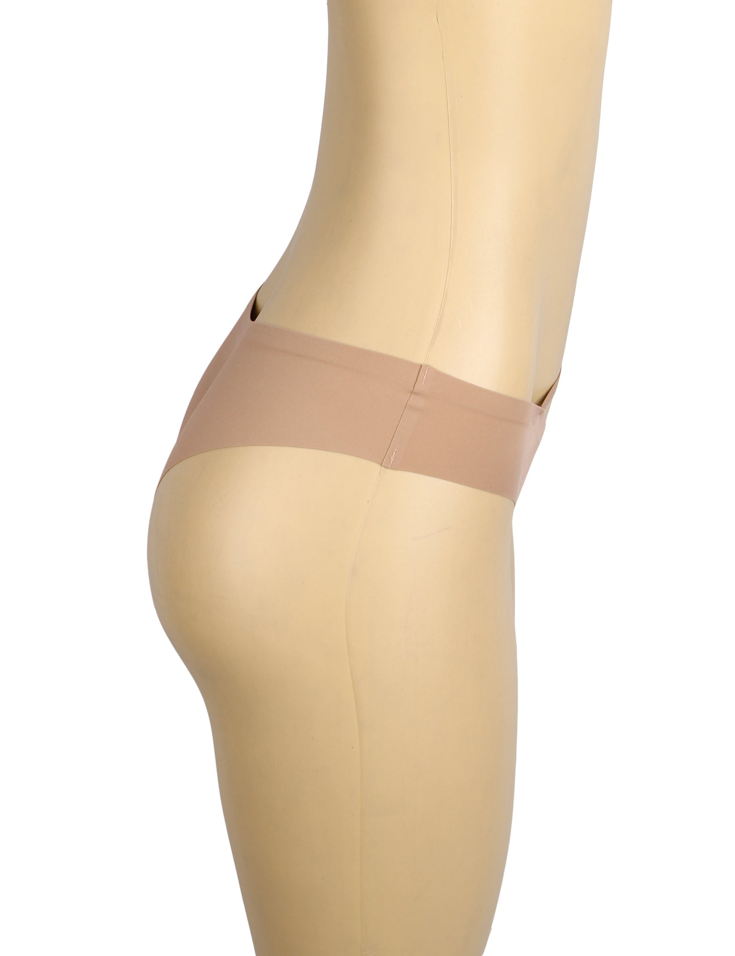 Culotte sans coutures en tissu marron sexy ornée de strass