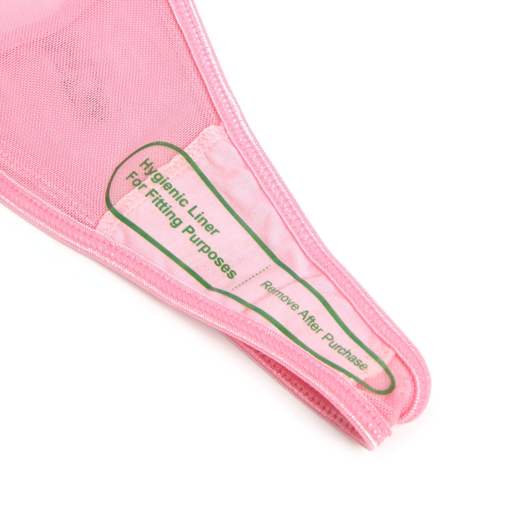 Pink Sexy Mesh Embroidery Lace Lift Bra Suspender Nightdress