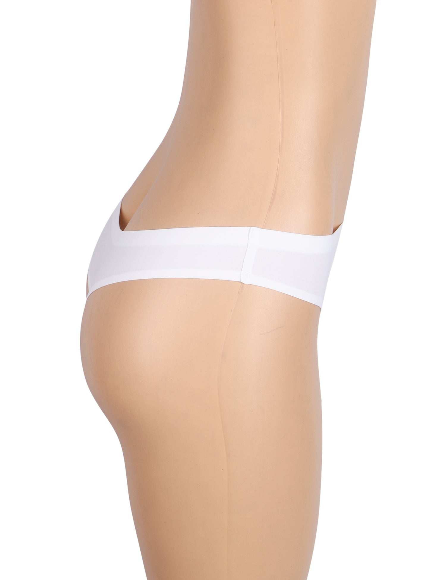 Culotte blanche sexy taille basse élastique sans coutures