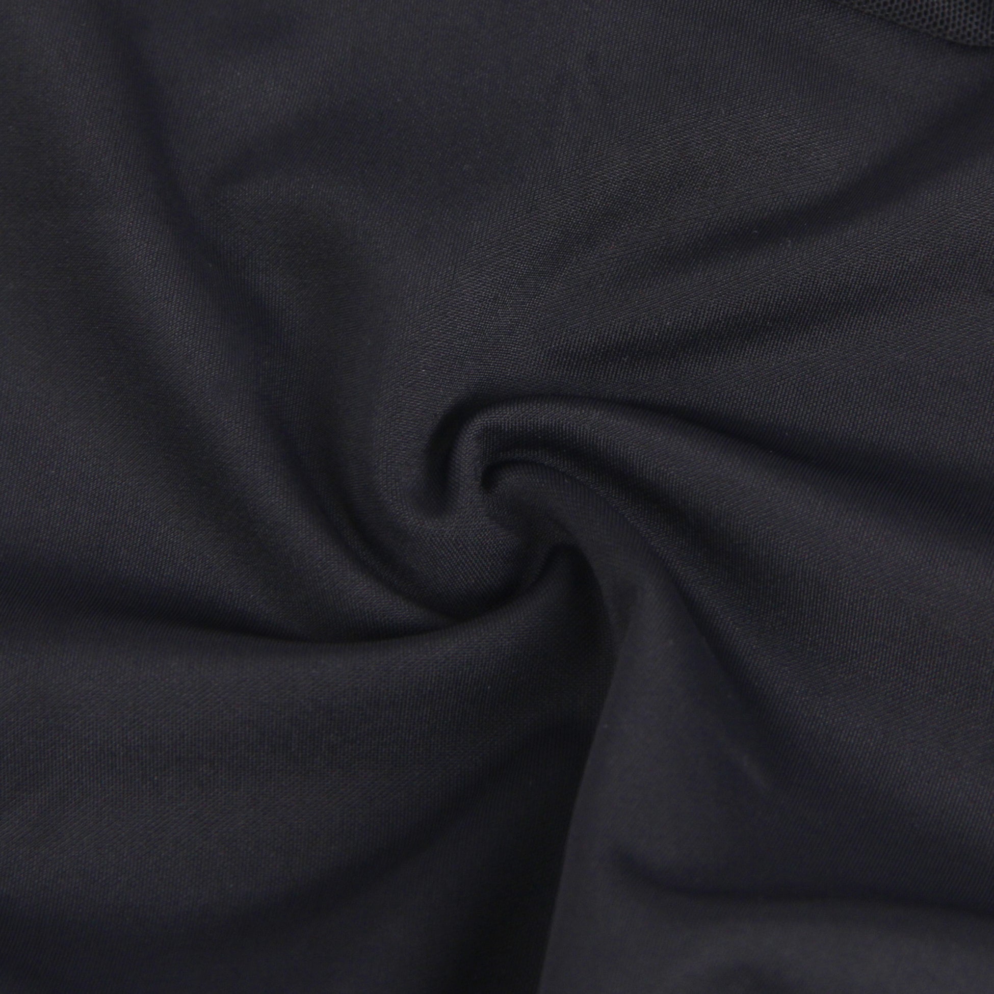 body de bain noir sexy en tissu et résille, manches longues, entrejambe ouverte