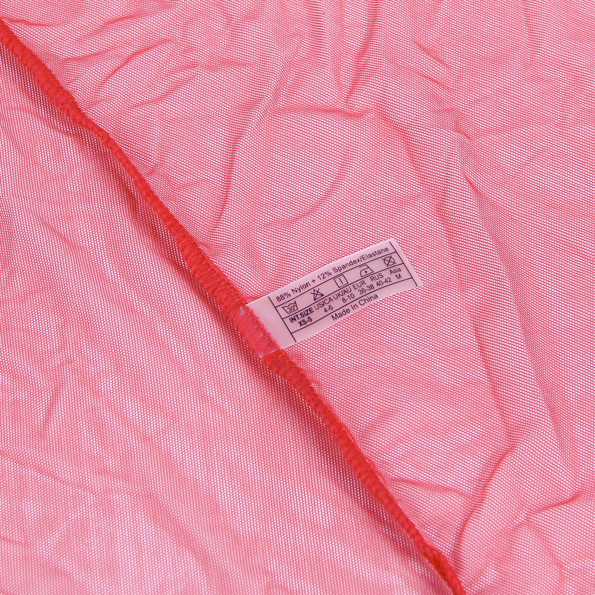 Robe longue rouge sexy en maille imitation vison avec ceinture