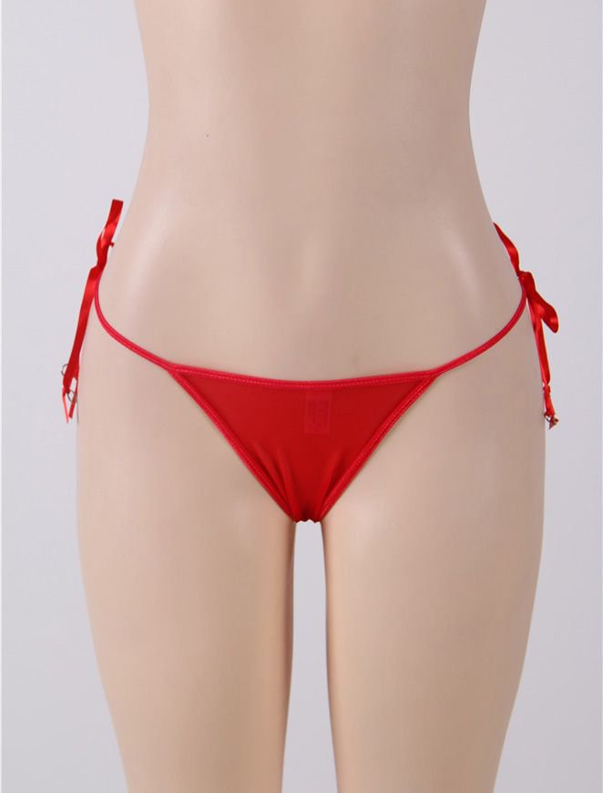 Meilacare Red Embroidered Lingerie Panties - Sexy Lace 