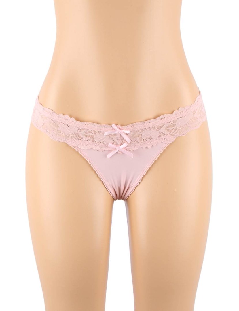 High Quality Pink Sexy Floral Lace Panty.