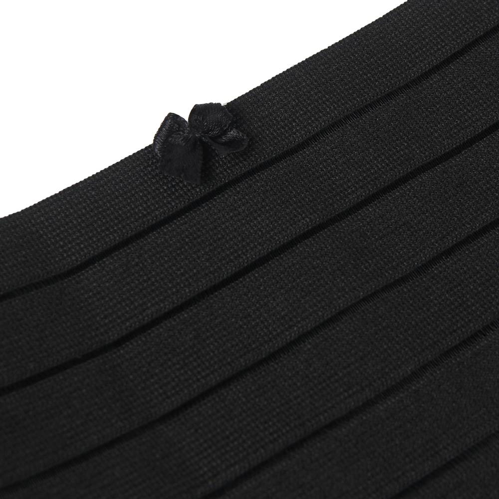 Schwarze, hochgeschnittene Korsetthose zur Bauch- und Hüftformung.