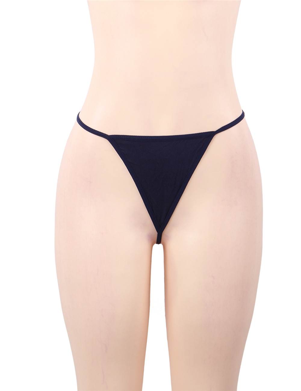 Backless Nightdress Stretchy Modal Sleepwear with G String