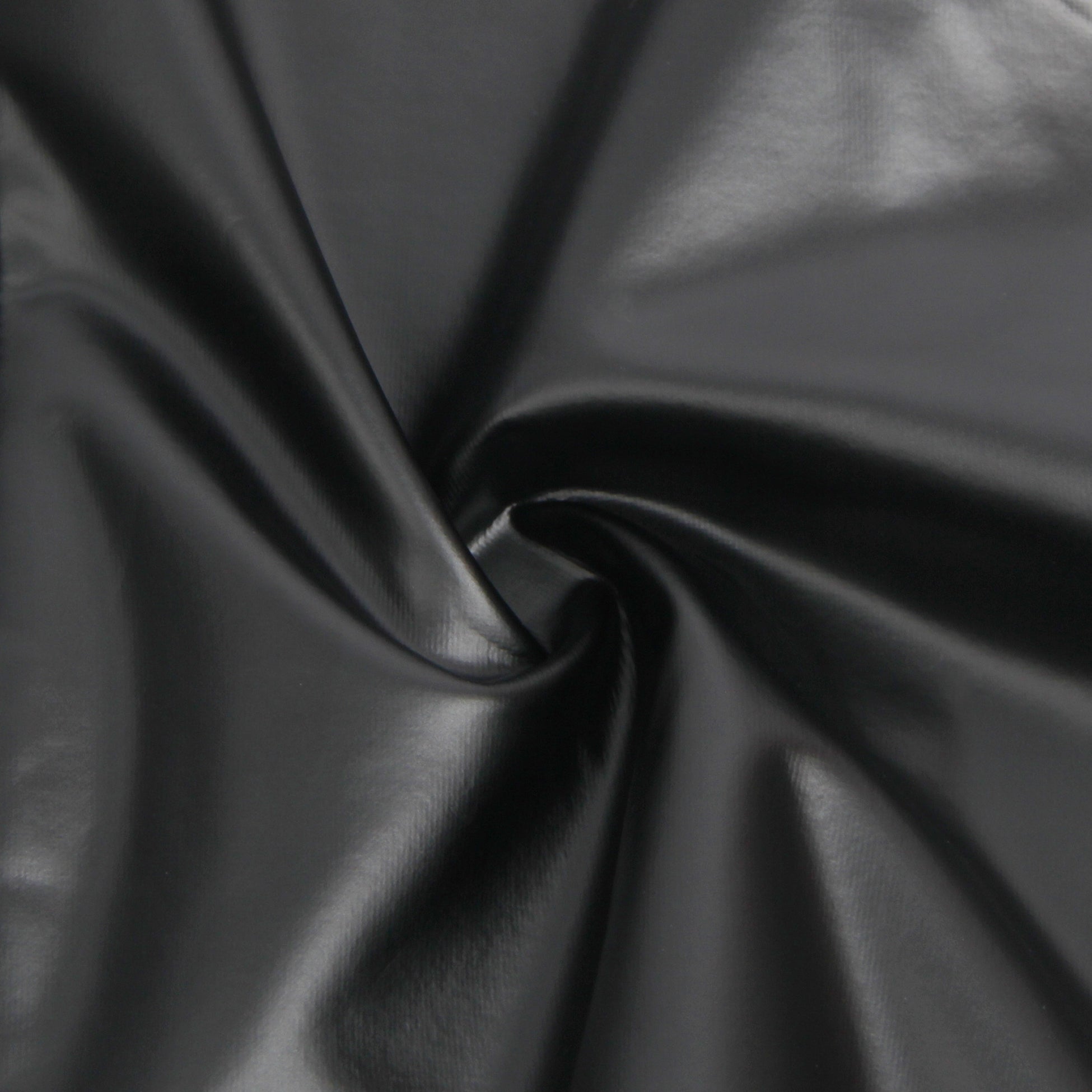 Sexy Dessous aus schwarzem PU-Leder mit Spitze und Reißverschluss