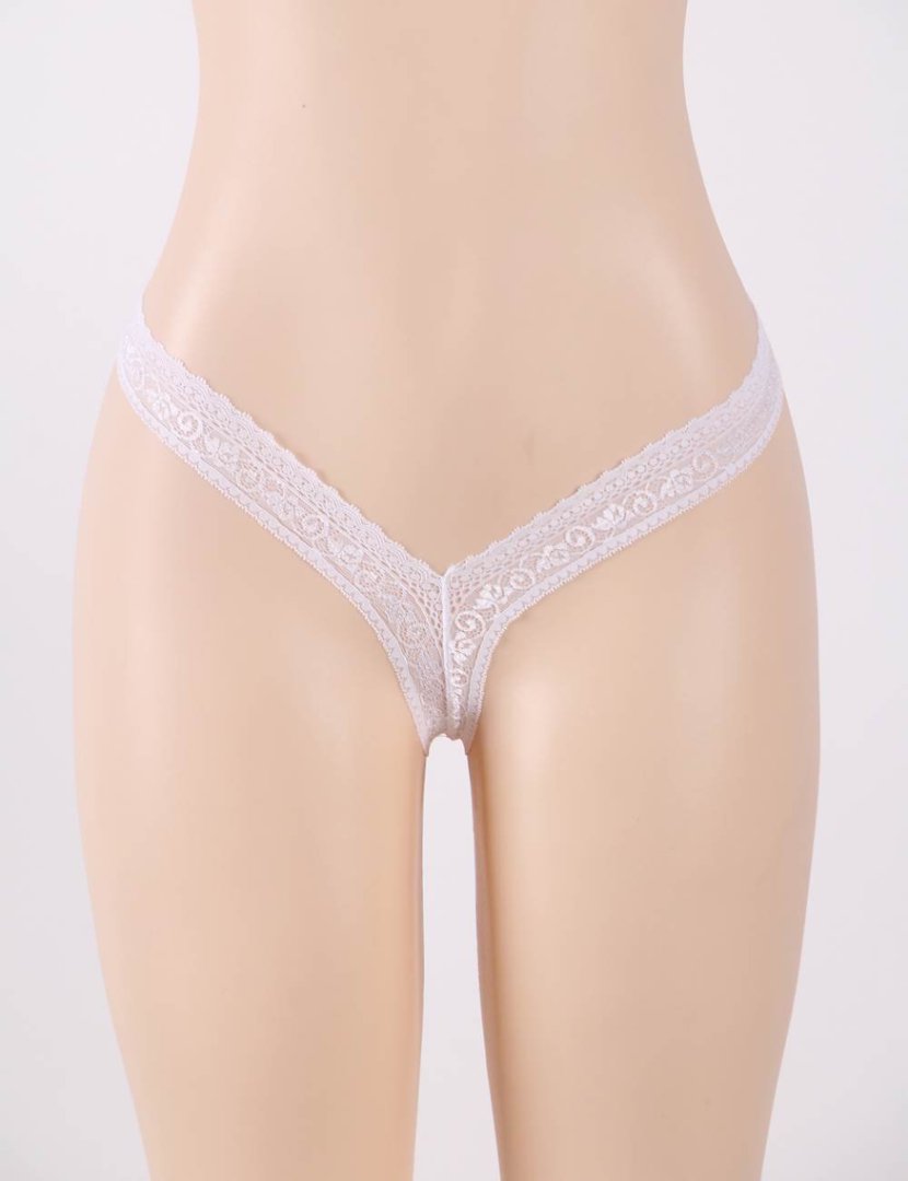 Teasefashion Sexy White Lace Panties - Elegant & Comfortable.